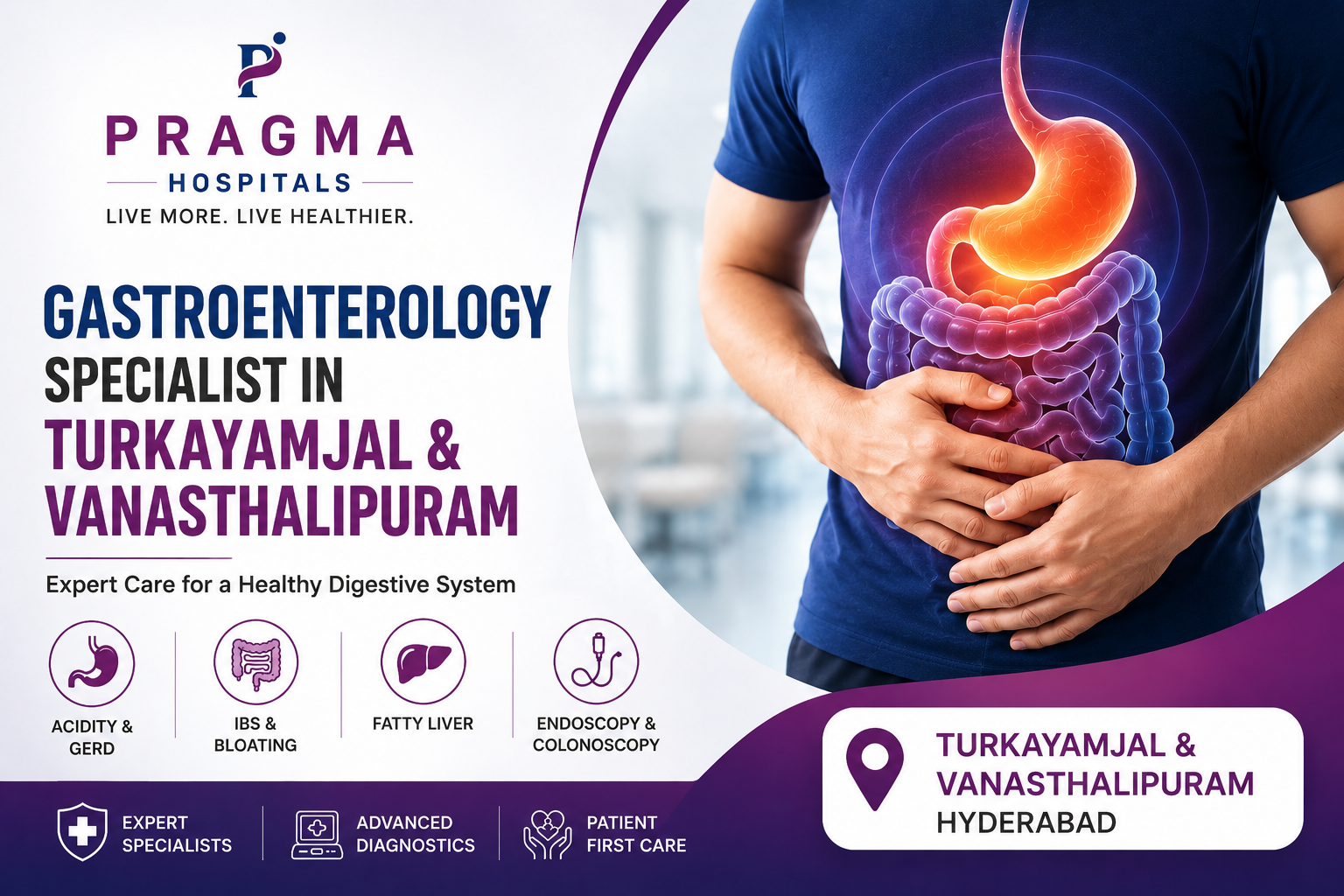 Gastroenterology specialist in turkayamjal vanasthalipuram